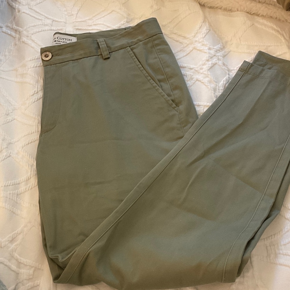 Cotton On Green Chinos Versatile Style